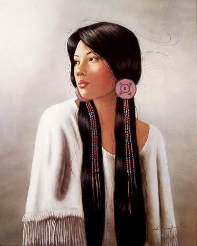 Секрет красоты волос индейских девушек